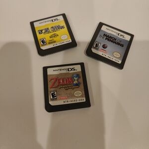 Nintendo DS Games No Case Zelda March of Penguins and Hotel Giant